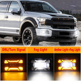 Compatible with Ford F-150 2015-20120/Super Duty 2017-2018 LED Fog Lights Bum...