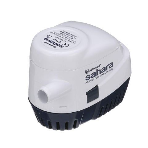 Attwood 4507-7 Sahara S750 Automatic Bilge Pump, 12-Volt, 1.5-Amp Draw, &#190;-I