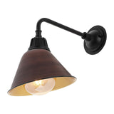 JONATHAN Y JYL7612G Croydon 9.63" 1-Light Farmhouse Industrial Indoor/Outdoor...