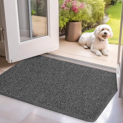 Mibao Indoor Door Mat, 35.5" x 59", Dirt Trapper Entrance Doormat, Non-Slip L...