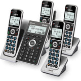 VTech VS306-4 DECT 6.0 4 Handsets Cordless Home 4 Handset, Silver & Black