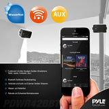 Pyle Outdoor Waterproof Wireless Bluetooth Speaker - 3.5 Inch Pair 3-Way Acti...