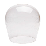 Seeded Bubble Glass Lamp Shade, LEDupdates 3 Pack Oversize Clear Globe Seeded...