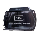 ChargeTech Wall Mounted Mobile Device Charging Station with 4 Apple Compatibl...