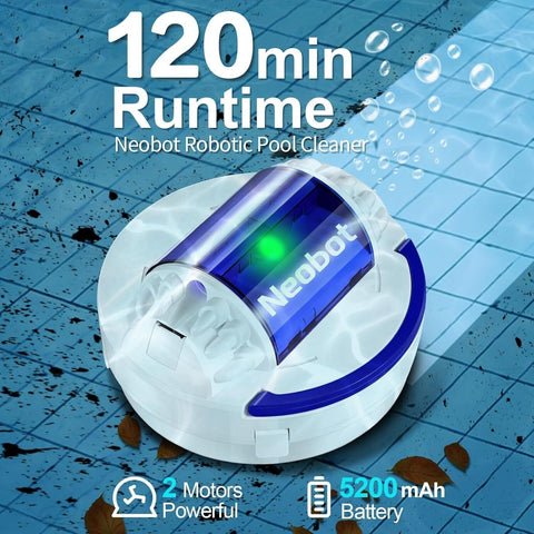 X1 2024 Cordless Pool Cleaner Robotic Pool Vacuum with Dual Motors, 120-Minut...