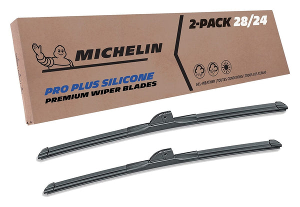 Michelin 40-2824SPBA Pro Plus Silicone Twin Pack 28 & 24 inch Wiper Blade Fit...