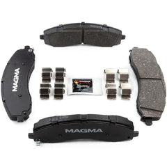 MAGMA Premium PMD2223M Semi-Metallic Brake Pads, Front