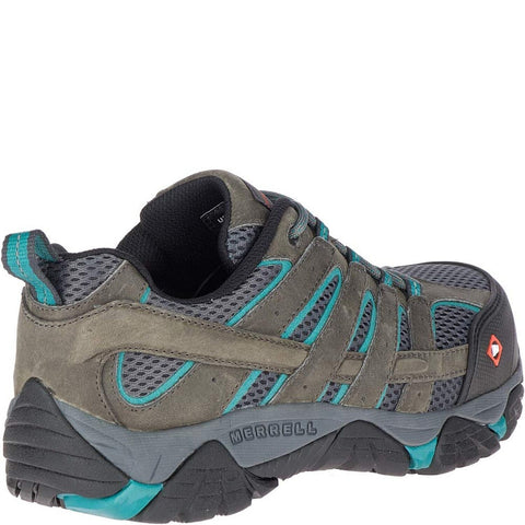 Merrell Women's Moab Vertex Vent Comp Toe Work Shoes 10.5 Pewter