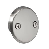 Westbrass 7931817-DC-07 18" Tip-Toe Drain Trim with 2-Hole Overflow Faceplate...