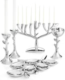 nambe Tree of Life Menorah | 13.5 x 9-Inch Hannukah Menorah | Made of nambe A...