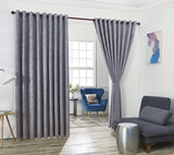 Linen Zone Gray Extra Wide Curtains for Wall Partition. Sliding Hanging Room ...