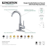 Kingston Brass LS8433DL Concord Bathroom Faucet, Brushed Brass, 5.88 x 5.13 x...