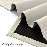 100% Blackout Curtains 106 inch Length for Bedroom, Thick Noise Reduction The...