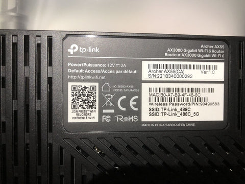 TP-Link AX3000 WiFi 6 Router &#8211; 802.11ax Wireless Router, Gigabit, Dual Ban