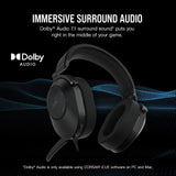 CORSAIR HS65 SURROUND Multiplatform Wired Gaming Headset &#8211; Dolby Atmos &#8