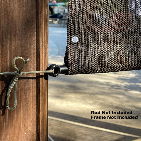 Alion Home Custom HDPE Permeable Canopy Sun Shade Cover Replacement with Rod ...