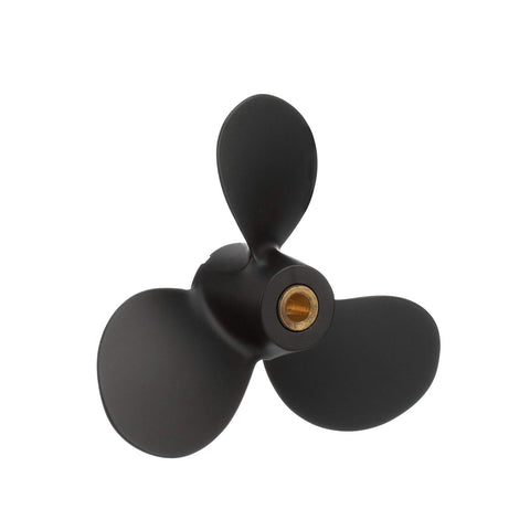 Quicksilver Black Diamond 3-Blade Aluminum Propeller - For Yamaha, Honda, Evi...