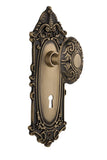 Nostalgic Warehouse Victorian Plate with Keyhole Victorian Knob, Privacy - 2....