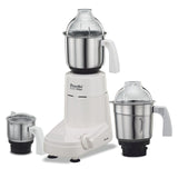 Preethi Eco Plus Mixer Grinder, White, 3 Jar