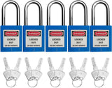 SAFBY Lockout Tagout Locks, Safety Padlock, Keyed Differently Loto Safety Pad...