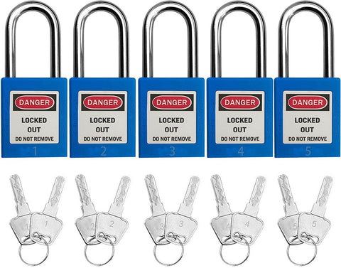 SAFBY Lockout Tagout Locks, Safety Padlock, Keyed Differently Loto Safety Pad...