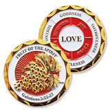 Fruits of The Spirit Coin Pack of 10 - Galatians 5:22-23 Love, Joy, Peace - 1...