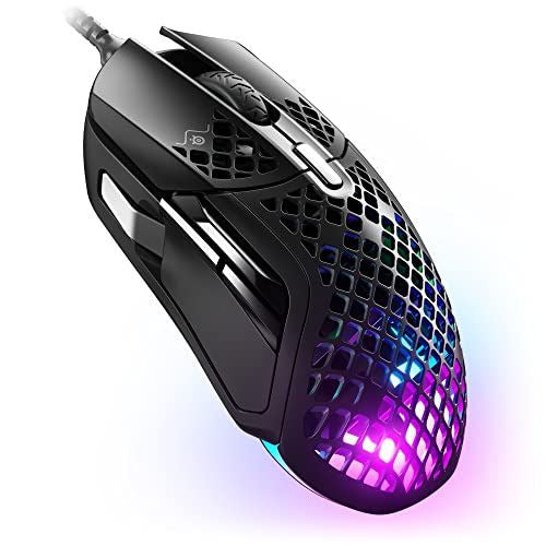 SteelSeries Aerox 5 - Lightweight Gaming Mouse - 18000 CPI -- TrueMove Black