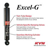 KYB 333494 Excel-G Gas Strut, Black
