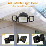 Onforu 2 Pack 55W Flood Lights Outdoor, 5500LM LED Light Outdoor Black