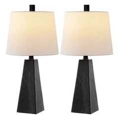 JONATHAN Y JYL1037D-SET2 Owen 20.5" Resin LED Table Lamp Contemporary, Office...