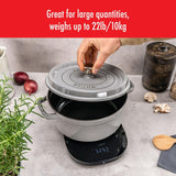 ZWILLING Enfinigy 2-in-1 Digital Kitchen Food Scale, Wireless Charging Statio...