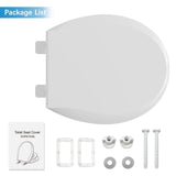 Toilet Seat, Round Toilet Seat with Toddler Seat Built in, Potty Training Toi...