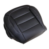 Priprilod Black Leather Driver Side Bottom Replacement Seat Cover Compatible ...