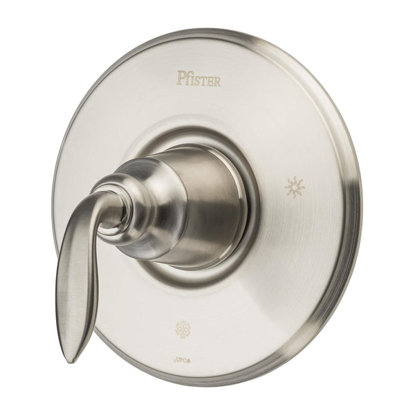 Pfister R89-1CBK Avalon One-Handle Tub and Shower Valve Trim, Brushed Nickel