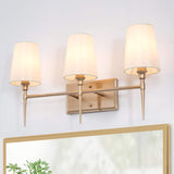 classy leaves Bathroom Light Fixtures, 3-Light Gold Vanity Lights, Modern Bat...