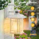 VIANIS Outdoor Motion Lights for House, 2-Pack Dusk to Dawn Outdoor Lanterns ...