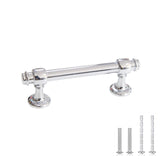 15Pack Cabinet Pull Polished Chrome Drawer Handle 3Inch (76mm) Hole Centers Z...