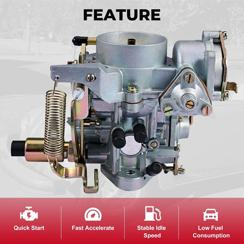 ALAVENTE Carburetor for VW Beetle 30/31PICT 1975-1982 34 PICT-3 1600cc Engine...