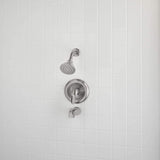 Aqua Vista 10TS1-BN-AV Lever Tub and Shower Faucet Trim Kit, Brushed Nickel S...