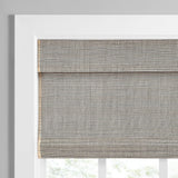 ECLIPSE Bamboo Roman Shades for Windows 27 in Wide x 72 in Long, Semi-Privacy...