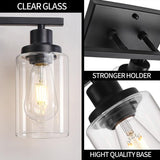 26" Bathroom Vanity Light Fixtures Over Mirror,Black Bathroom Light Fixtures ...