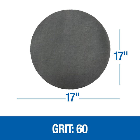 Mercer Industries Floor Sanding Screen Disc, 10 Pack, 17", Grit 60 17-Inch
