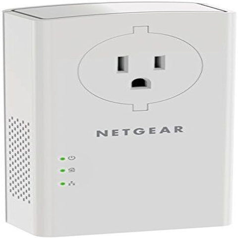 NETGEAR Powerline adapter Kit, 2000 Mbps Wall-plug, 2 Gigabit Ethernet white