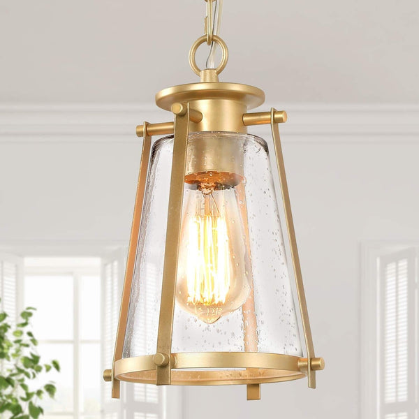 KSANA Gold Pendant Lighting for Kitchen Island, Hanging Brass Light Fixtures ...