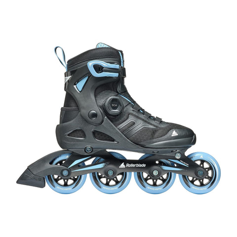 Rollerblade Macroblade 84 BOA Women's, Adult Fitness Inline Skate, Black & Po...