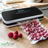 NutriChef Automatic Vacuum Air Sealing System Preservation with Starter Kit C...