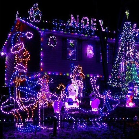 100ft LED Rope Lights Outdoor, 720 LED Connectable and Flexible Tube Lights w...
