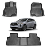 Automotive 3D Floor Mats Set for Acura RDX 2019-2025 | Heavy Duty All Weather...