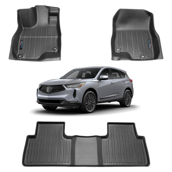 Automotive 3D Floor Mats Set for Acura RDX 2019-2025 | Heavy Duty All Weather...