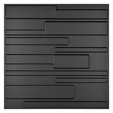 Art3d A10032BK Decorative PVC Wall 32 Square Feet, 3D Rectangle 3-Black